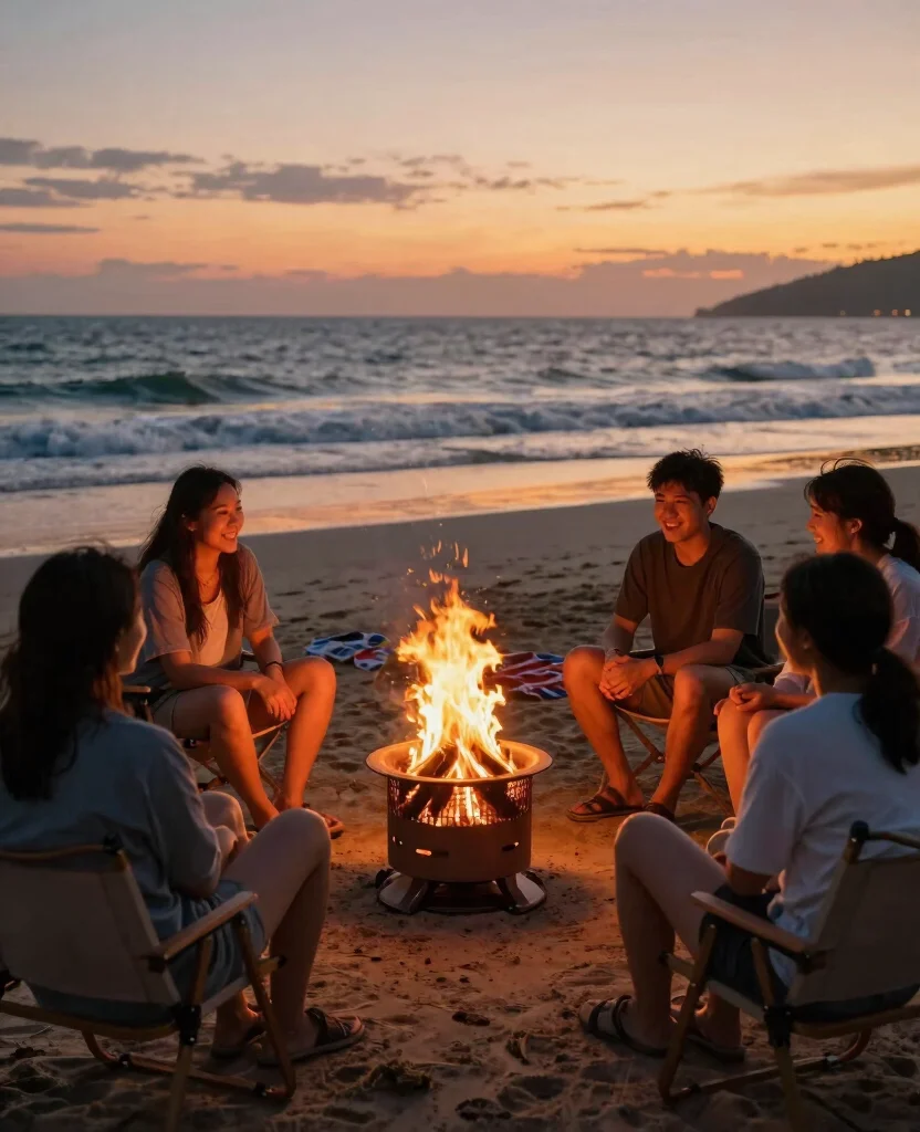 19 Cozy Cottage Fire Pit Ideas That Will Make You Want to Roast Marshmallows Tonight! - 7. Portable Fire Pit for Flexibility 1