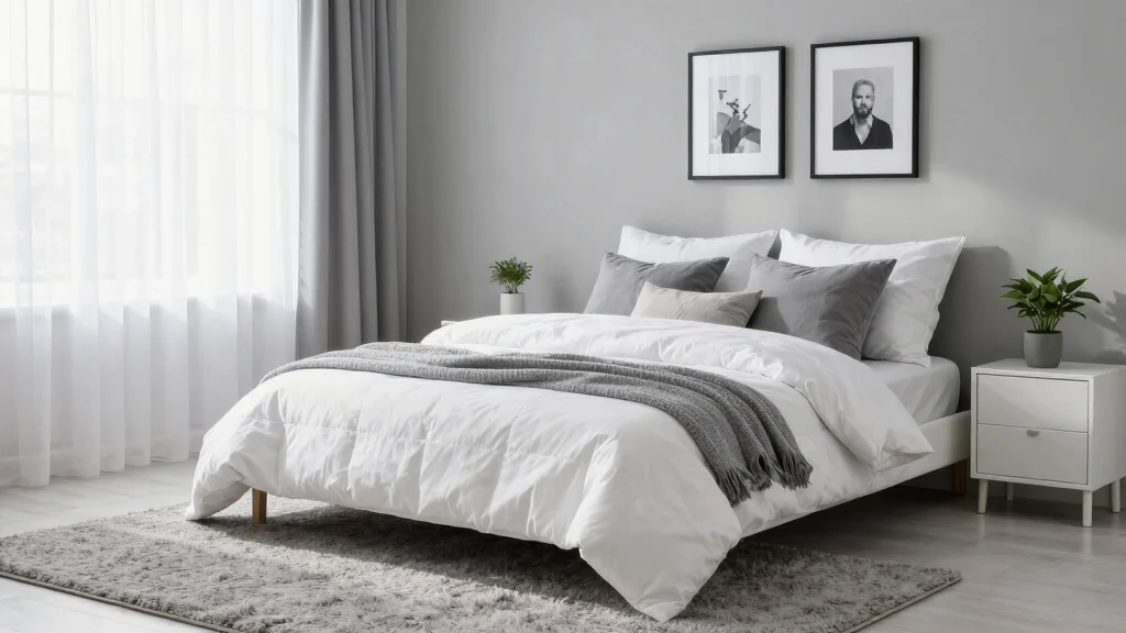 19 Cozy Grey and White Bedroom Ideas That'll Wrap You in Warmth!