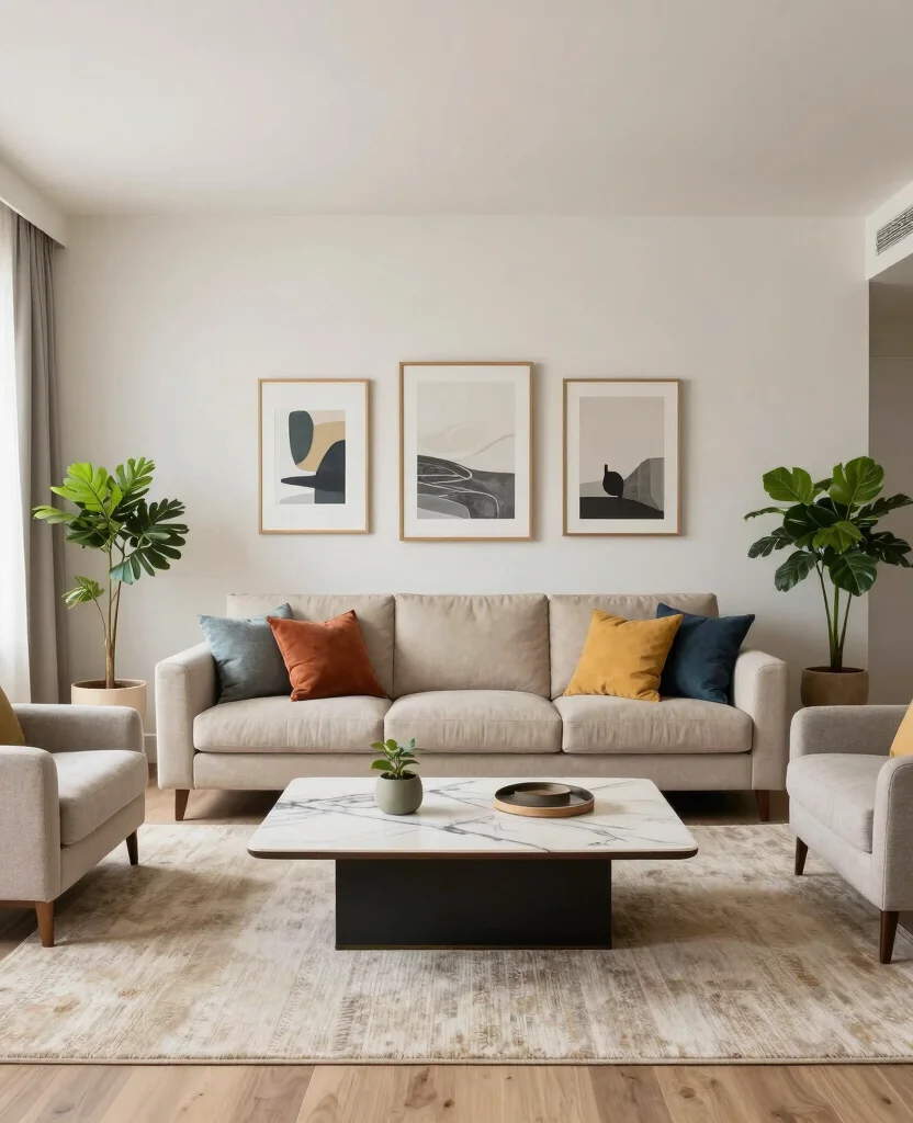 19 Living Room Design Mistakes That Are Ruining Your Space (You Won't Believe #7!) - 1. Ignoring Scale and Proportion 1