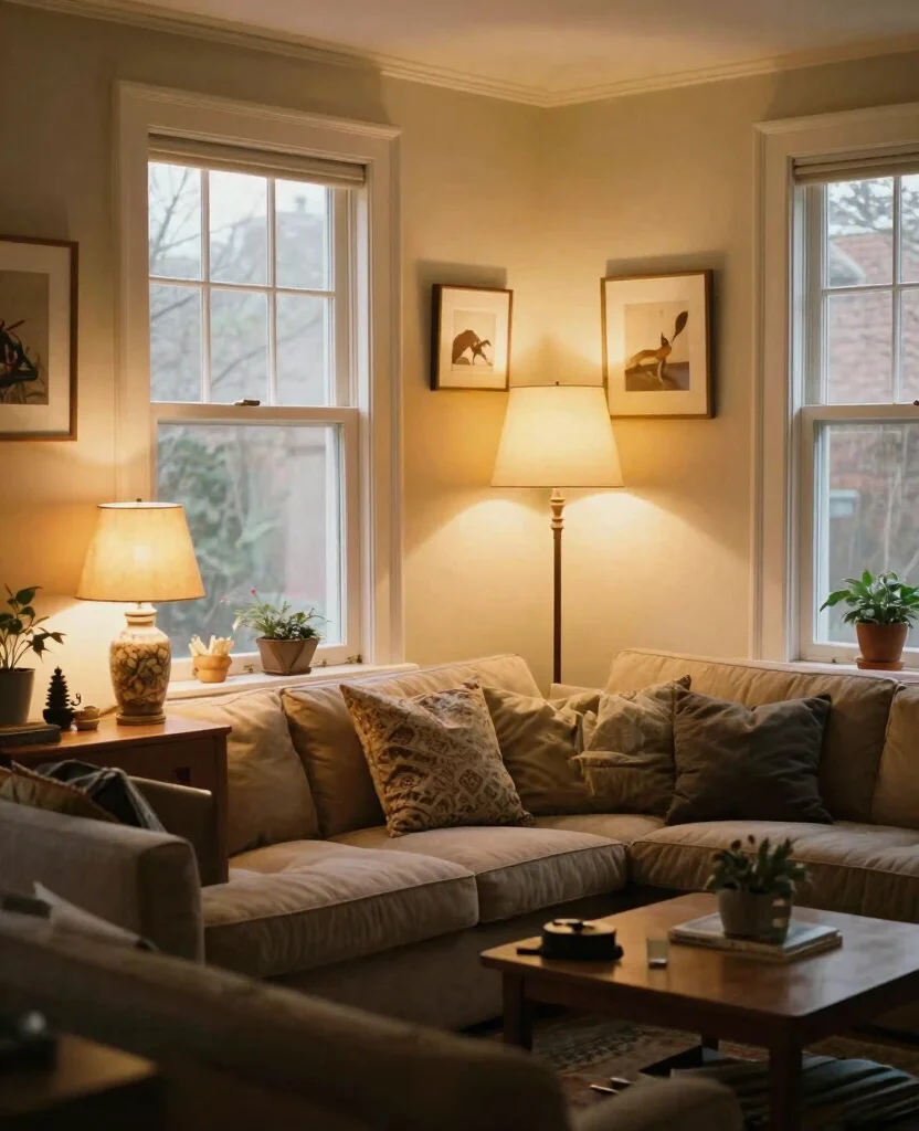 19 Living Room Design Mistakes That Are Ruining Your Space (You Won't Believe #7!) - 2. Overlooking Lighting 1