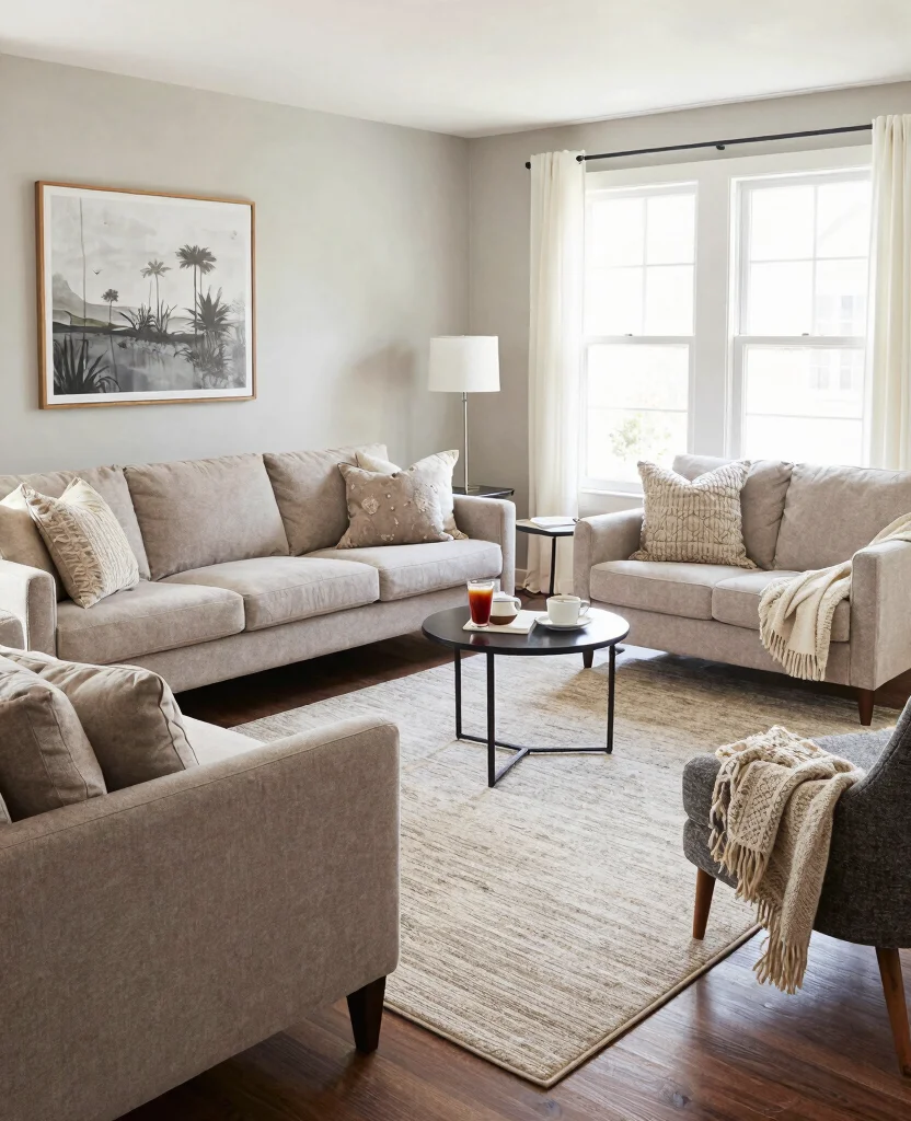 19 Living Room Design Mistakes That Are Ruining Your Space (You Won't Believe #7!) - 5. Furniture Arrangements That Cut Off Flow 1