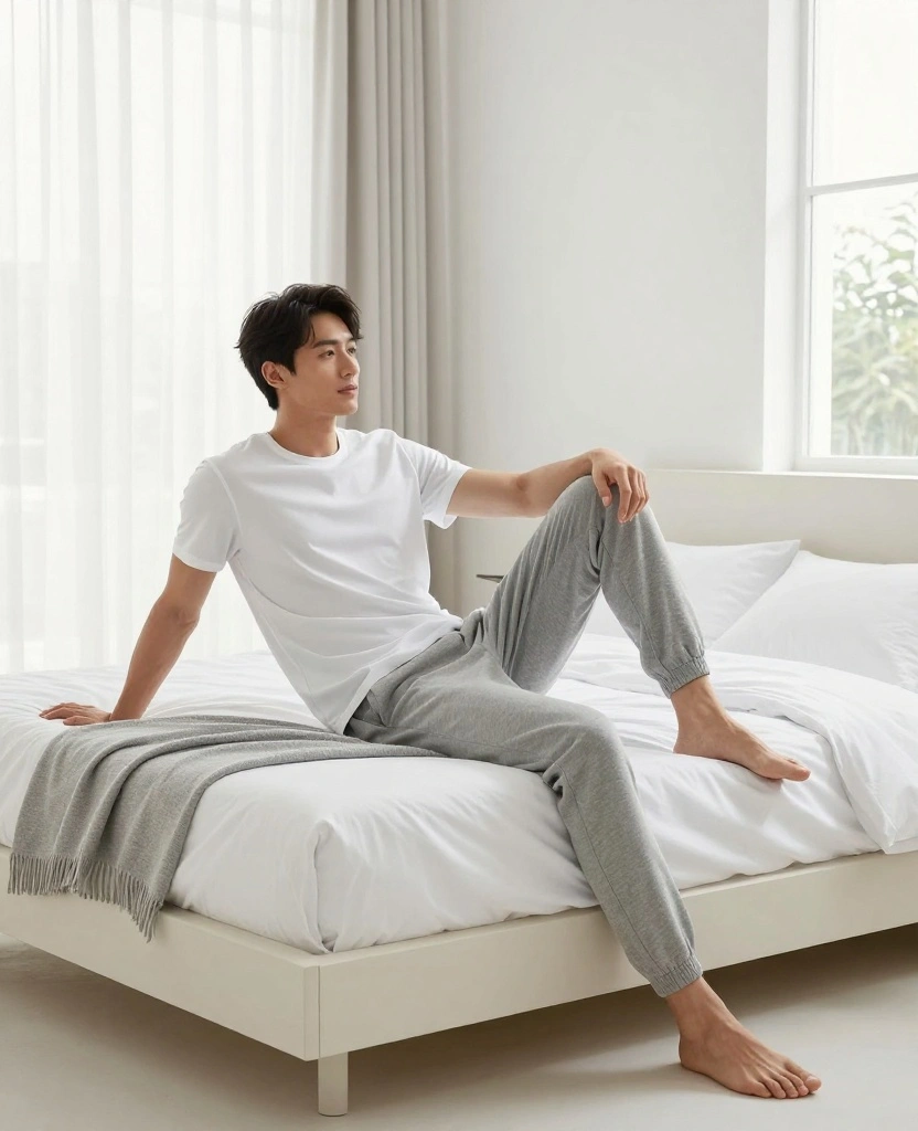 19 Stylish Men's Bedroom Ideas That Will Transform Your Space (You Won't Believe #7!) - 2. Minimalist Zen 1