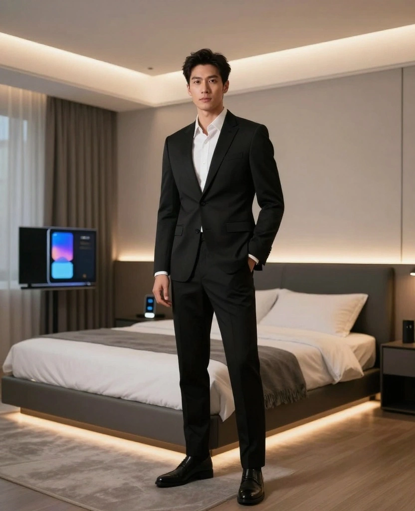 19 Stylish Men's Bedroom Ideas That Will Transform Your Space (You Won't Believe #7!) - 4. Smart Tech 1