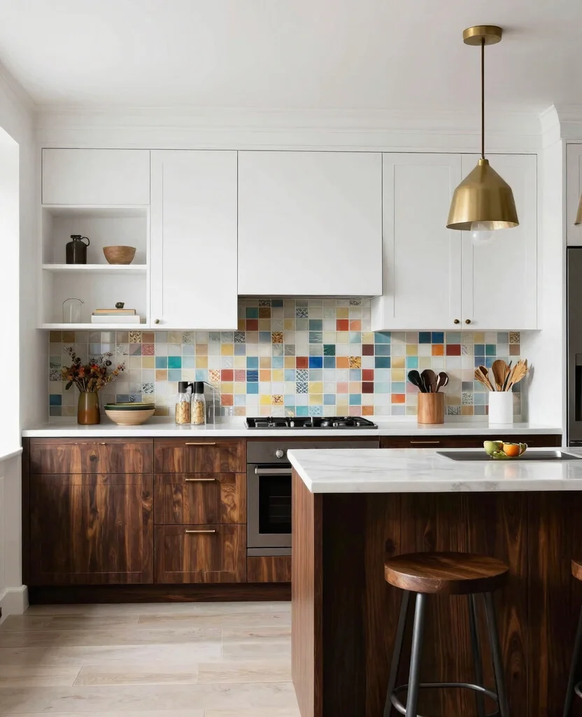 19 Stunning White Kitchen Cabinets Ideas That Will Transform Your Space! 44 19 Stunning White Kitchen Cabinets Ideas That Will Transform Your Space! - 11. Two-Tone Delight with White Cabinets 1