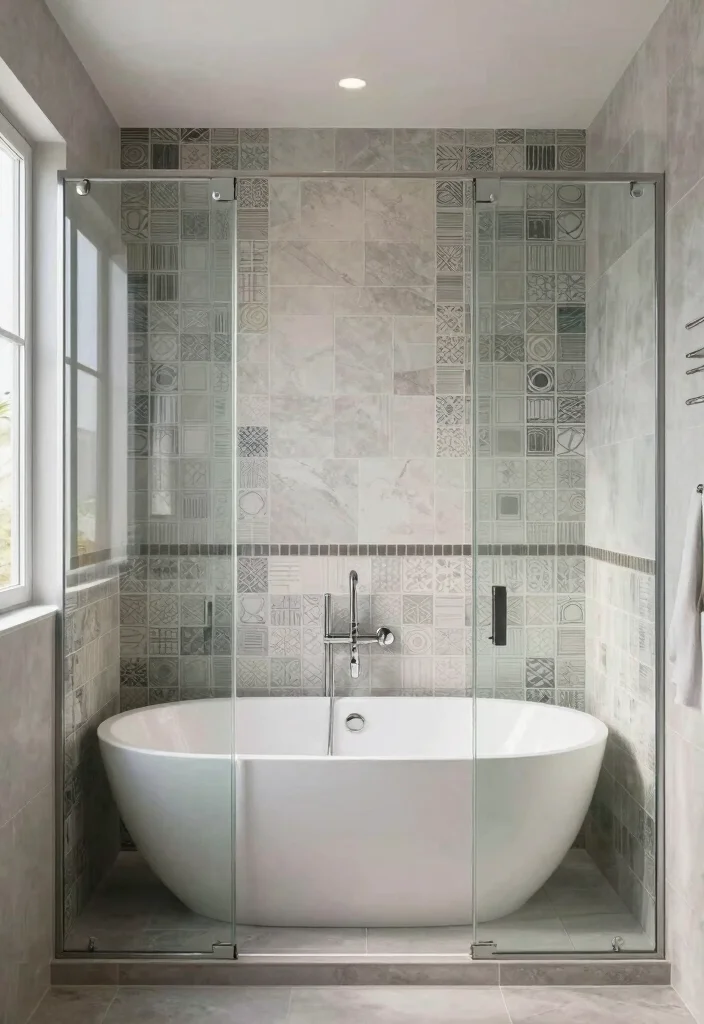 20 Awkward Bathroom Layout Ideas That Will Make You Rethink Your Space! - 12. The Shower-Bathtub Combo Redefined 1