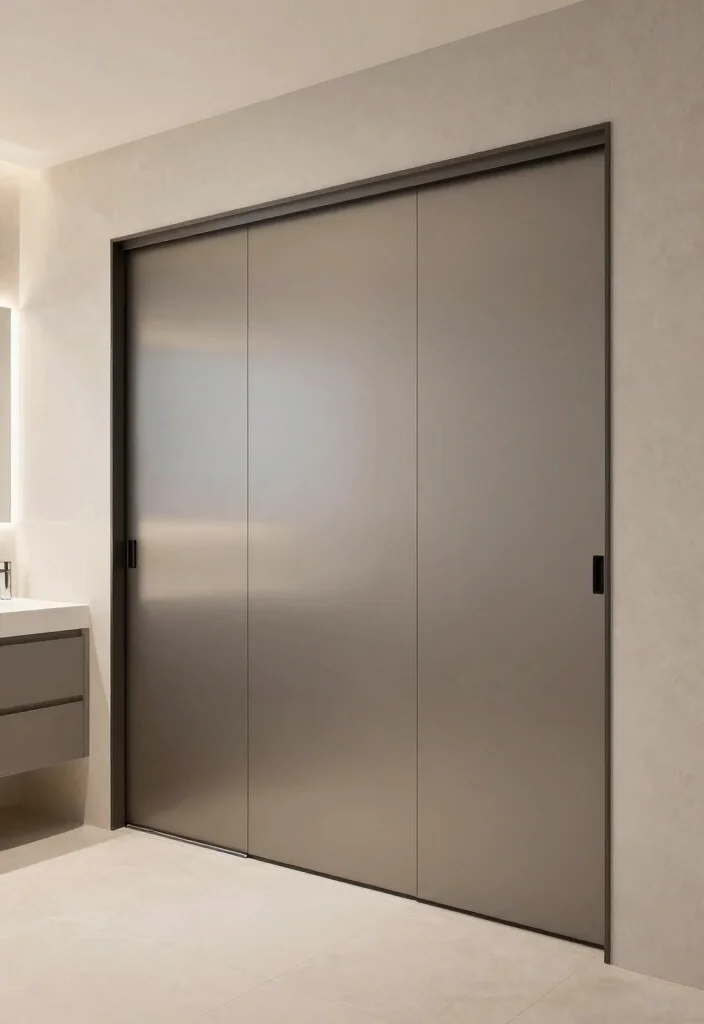 20 Awkward Bathroom Layout Ideas That Will Make You Rethink Your Space! - 7. Pocket Doors for Privacy 1