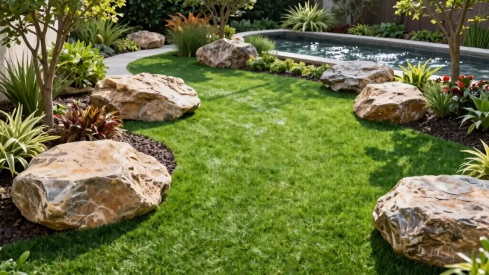 15 Genius Ways to Blend Artificial Grass and Rocks for a Dreamy Outdoor Oasis!