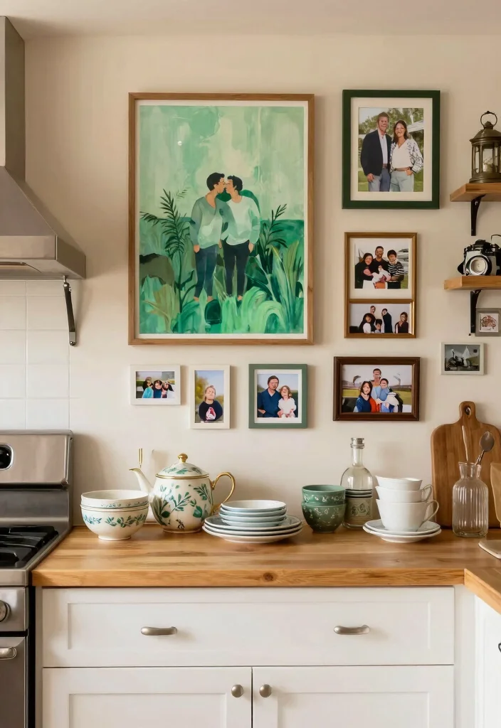 15 Inspiring Kitchens That Celebrate the Glory of Green (You Won't Believe #7!) - 15. Personal Touches 1