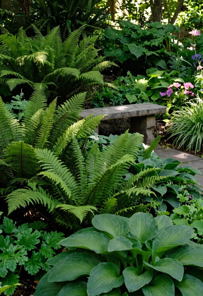 15 Small Garden Around Fence Ideas That Will Transform Your Yard into a Hidden Oasis! - 11. Shade Gardens for Cool Retreats 1