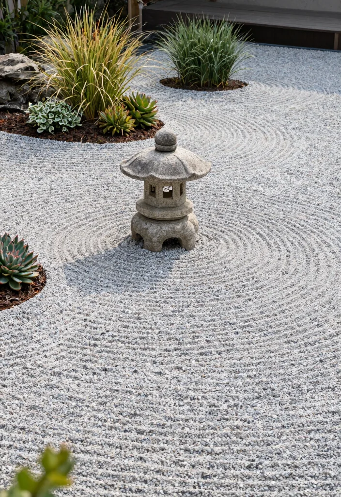 15 Small Garden Around Fence Ideas That Will Transform Your Yard into a Hidden Oasis! - 12. Zen Gardens for Tranquility 1