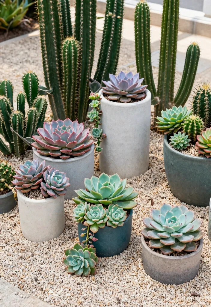 15 Small Garden Around Fence Ideas That Will Transform Your Yard into a Hidden Oasis! - 9. Succulent and Cactus Gardens 1