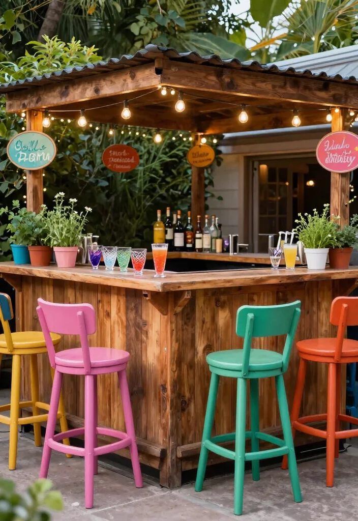 15 Stunning Australian Backyard Ideas for Ultimate Outdoor Entertaining (You Won't Believe #9!) 68 15 Stunning Australian Backyard Ideas for Ultimate Outdoor Entertaining (You Won't Believe #9!) - 14. Funky Outdoor Bar 1