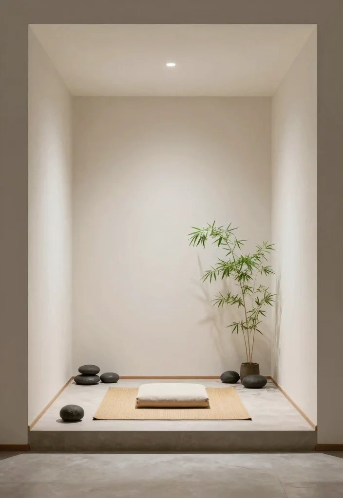 15 Stunning Living Room Alcove Ideas That'll Make You Want to Redecorate ASAP! 45 15 Stunning Living Room Alcove Ideas That'll Make You Want to Redecorate ASAP! - 12. Minimalist Zen Space 1