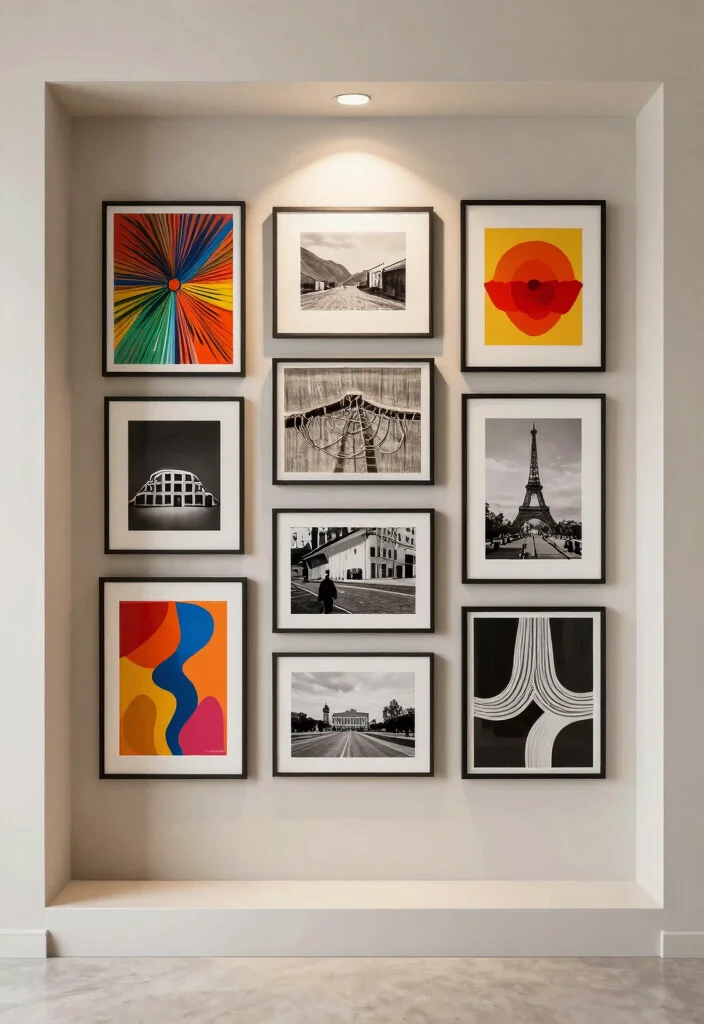 15 Stunning Living Room Alcove Ideas That'll Make You Want to Redecorate ASAP! 3 15 Stunning Living Room Alcove Ideas That'll Make You Want to Redecorate ASAP! - 2. Gallery Wall Alcove 1