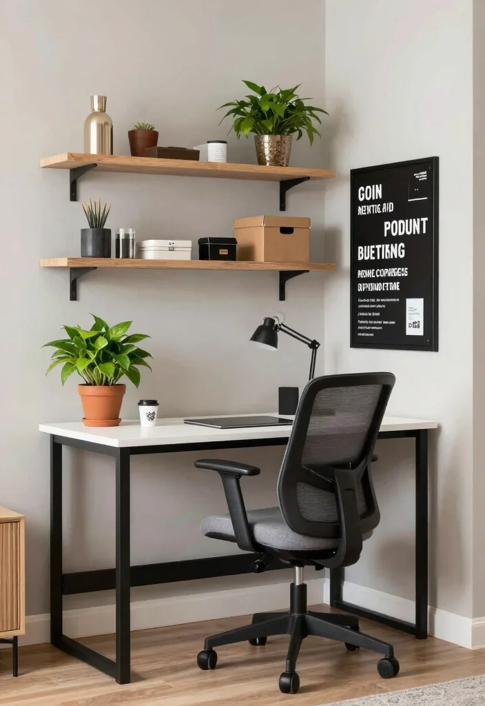 15 Stunning Living Room Alcove Ideas That'll Make You Want to Redecorate ASAP! 4 15 Stunning Living Room Alcove Ideas That'll Make You Want to Redecorate ASAP! - 3. Functional Office Space 1