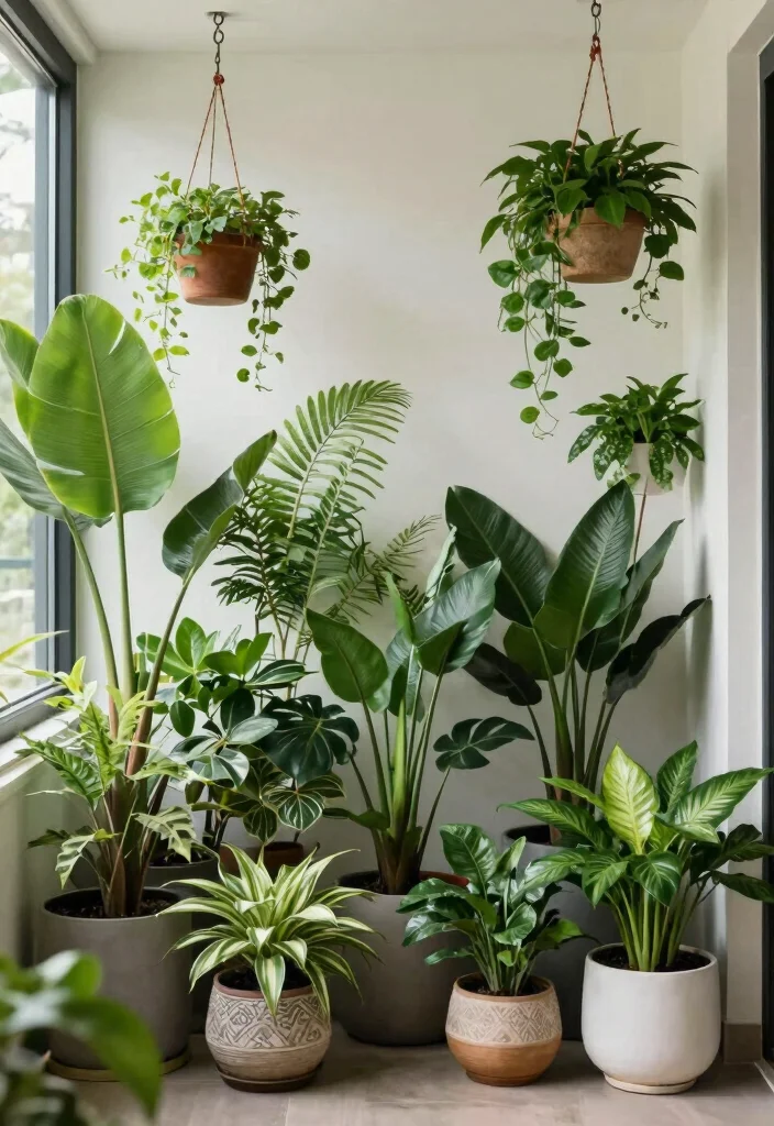 15 Stunning Living Room Alcove Ideas That'll Make You Want to Redecorate ASAP! 17 15 Stunning Living Room Alcove Ideas That'll Make You Want to Redecorate ASAP! - 6. Indoor Garden Alcove 1