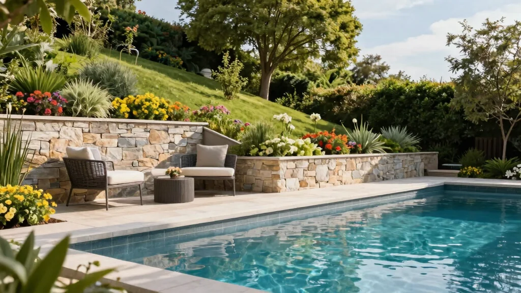 20 Sloped Backyard Ideas with Retaining Walls and Pools That Will Transform Your Outdoor Space!