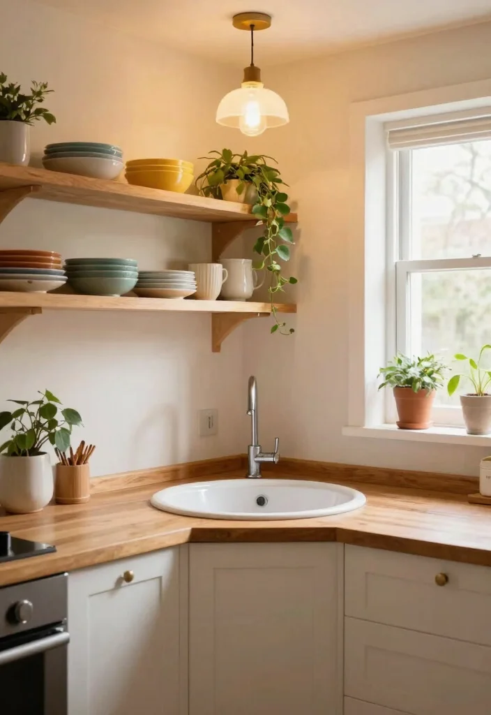 15+ Awkward Kitchen Layout Ideas That'll Make You Rethink Your Space! - 1. The Corner Sink Conundrum 1