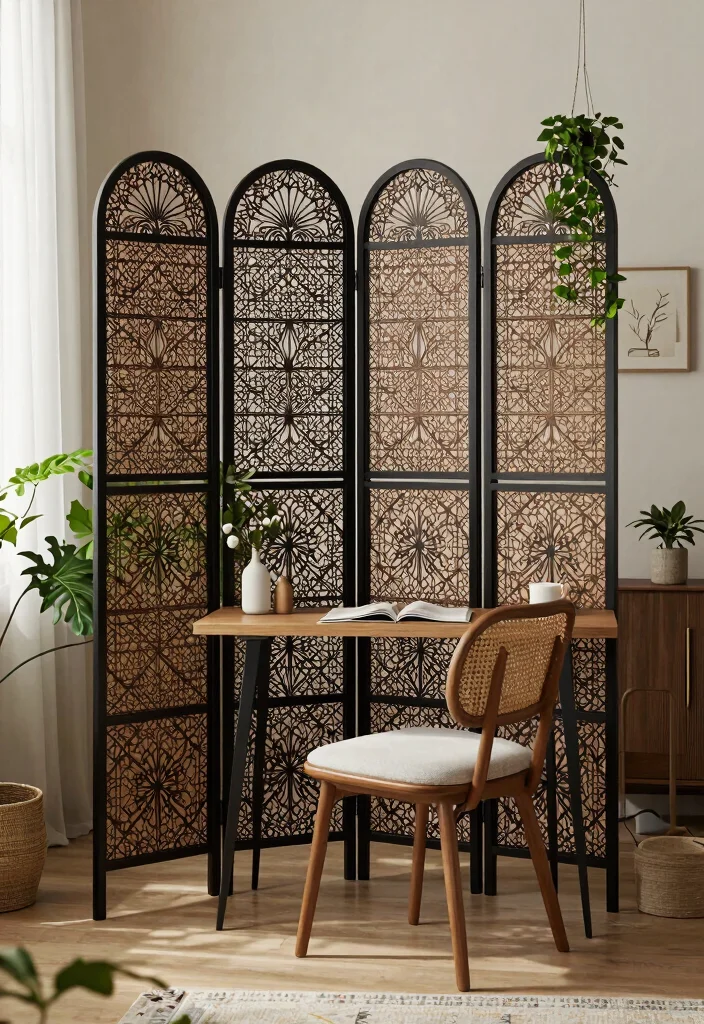 15 Bedroom Storage Solutions for Small Spaces That Will Change Your Life! - 14. Stylish Room Dividers 1