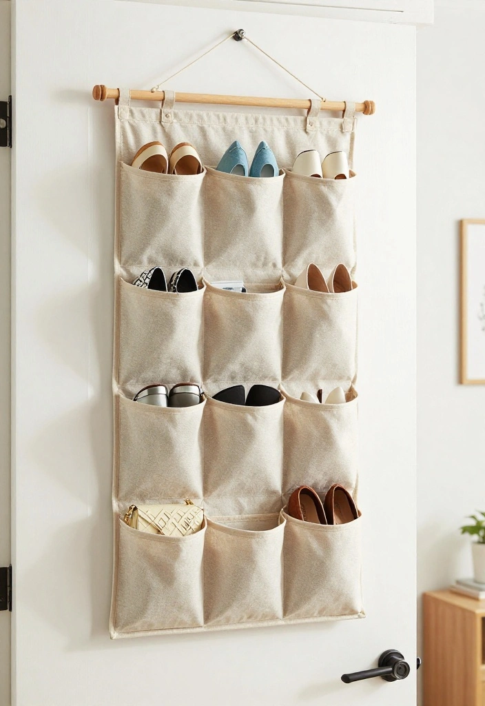 15 Bedroom Storage Solutions for Small Spaces That Will Change Your Life! - 4. Over-the-Door Organizers 1