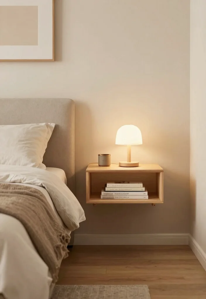 15 Bedroom Storage Solutions for Small Spaces That Will Change Your Life! - 5. Floating Nightstands 1