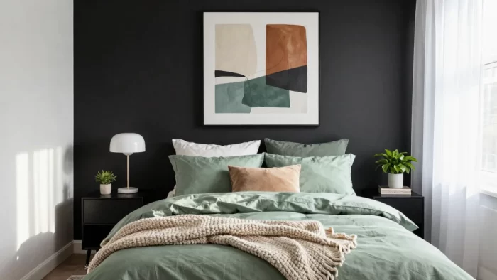 15 Bold Black and Sage Green Bedroom Ideas That’ll Transform Your Space Instantly!