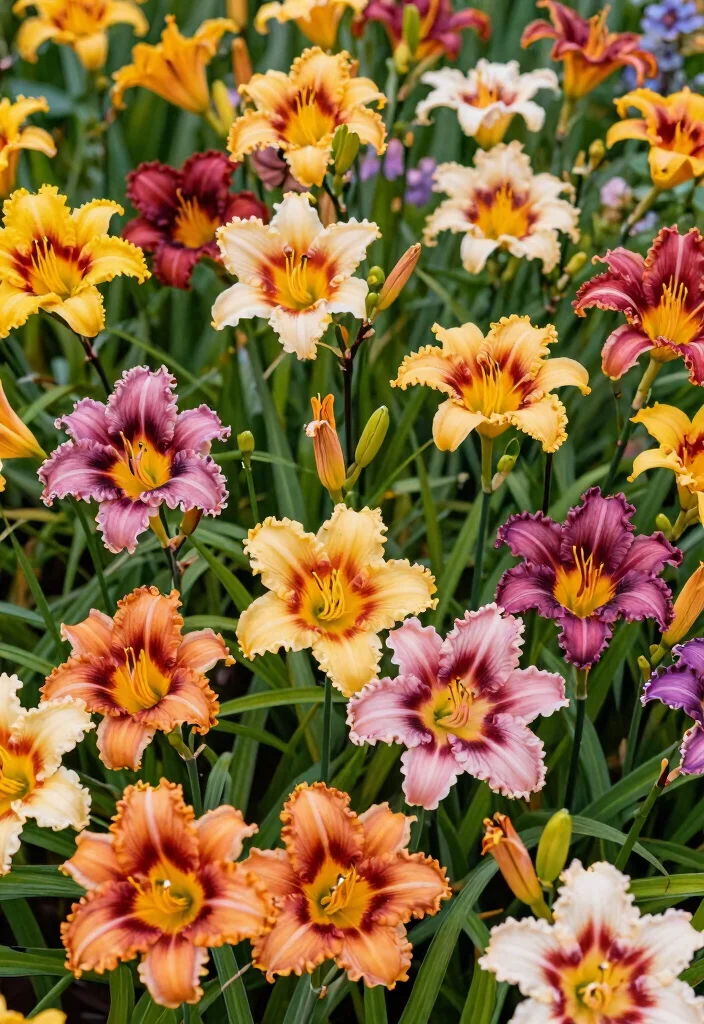 15 Brilliant Daylily Landscaping Ideas That'll Transform Your Garden Into a Colorful Paradise! - 15. Unique Daylily Varieties 1