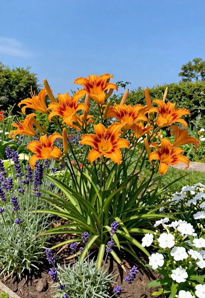 15 Brilliant Daylily Landscaping Ideas That'll Transform Your Garden Into a Colorful Paradise! - 5. Dramatic Daylily Centerpieces 1
