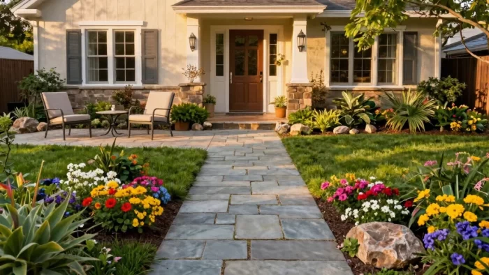 15 Charming Front Yard Hardscape Ideas That Will Make Your Neighbors Green with Envy!