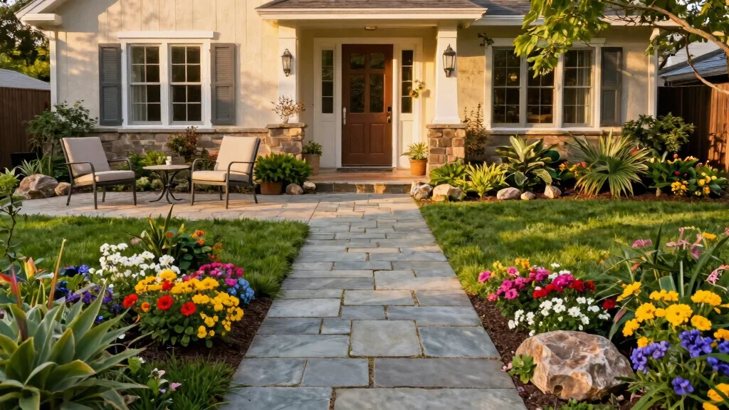 15 Charming Front Yard Hardscape Ideas That Will Make Your Neighbors Green with Envy!