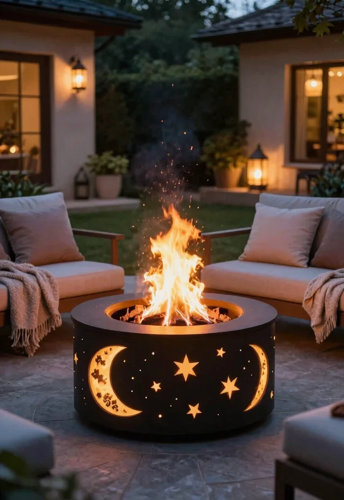 15 Cheap and Simple DIY Fire Pit Ideas That'll Ignite Your Backyard Fun! 16 15 Cheap and Simple DIY Fire Pit Ideas That'll Ignite Your Backyard Fun! - 15. Starfire Pit 1