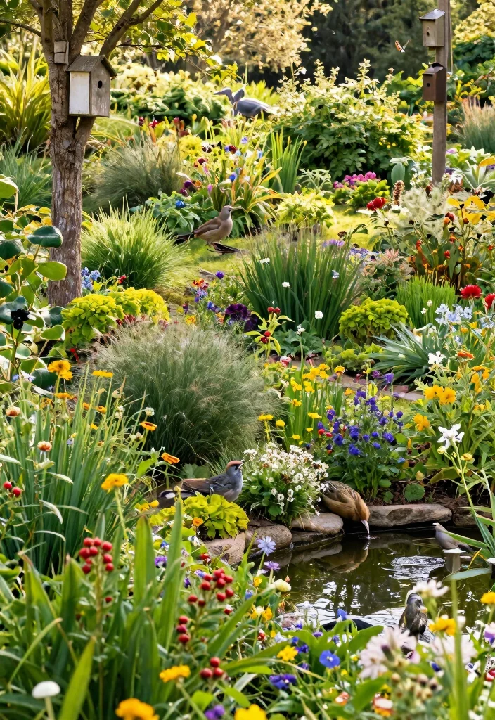 15 Clever Hillside Landscaping Ideas That'll Transform Your Slopes Into a Stunning Oasis! - 12. Wildlife Gardens 1