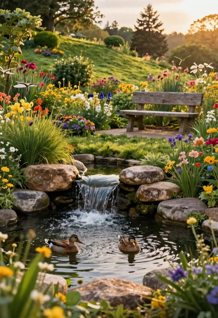 15 Clever Hillside Landscaping Ideas That'll Transform Your Slopes Into a Stunning Oasis! - 4. Water Features 1