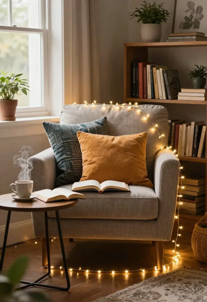 15 Cozy Living Room Library Ideas That'll Make You Want to Curl Up with a Book! 2 15 Cozy Living Room Library Ideas That'll Make You Want to Curl Up with a Book! - 1. The Perfect Reading Nook 1