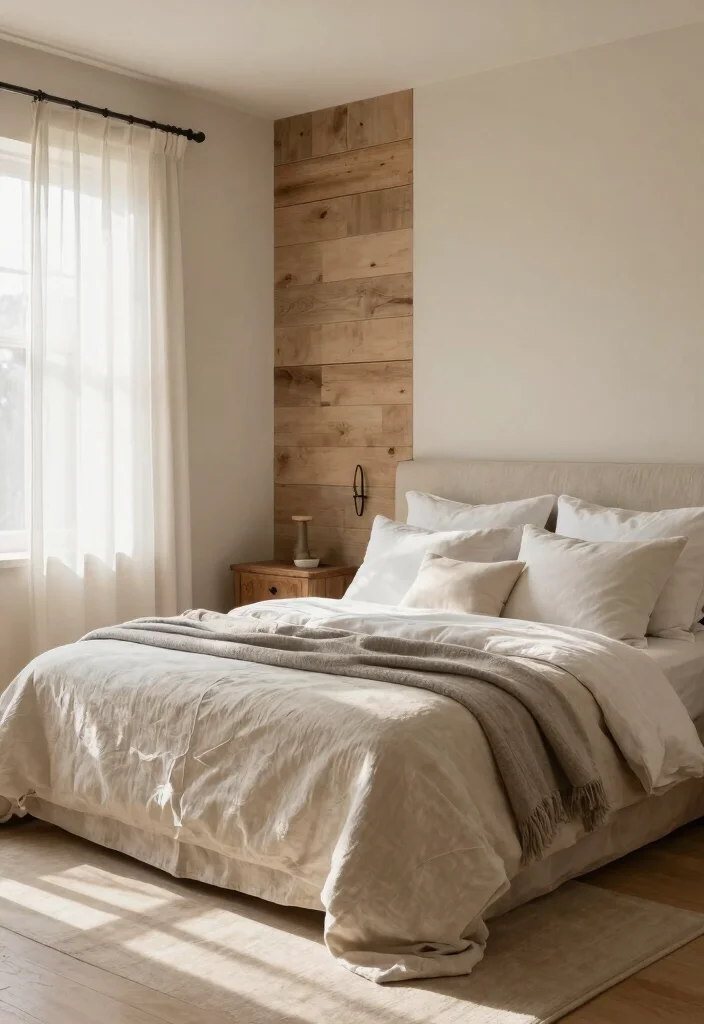 15 Farmhouse Bedroom Ideas That'll Make You Want to Snuggle Up All Day! - 1. Neutral Color Palette 1