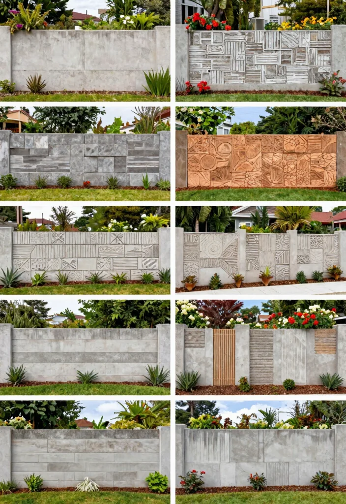 15+ Genius Concrete Fence Wall Designs That'll Make Your Neighbors Green with Envy! - Conclusion 1