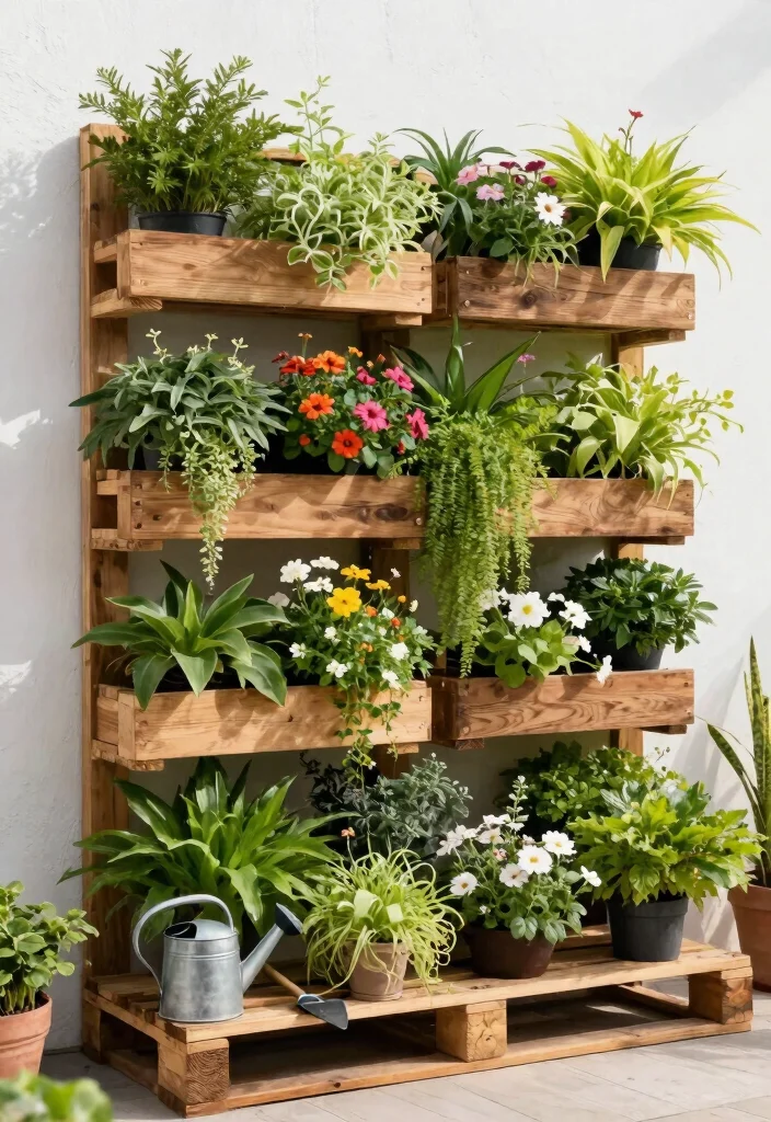 15 Genius Renter Friendly Backyard Ideas That'll Make You Say 'Wow!' - 1. Vertical Garden Wall 1