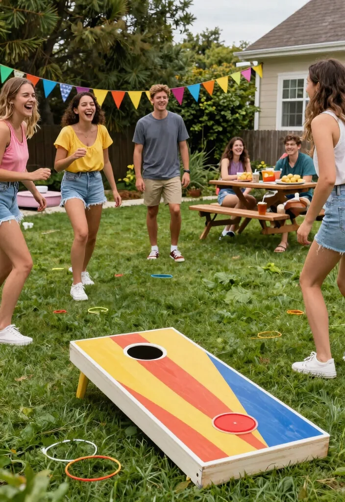 15 Genius Renter Friendly Backyard Ideas That'll Make You Say 'Wow!' - 10. Outdoor Games for Fun Times 1