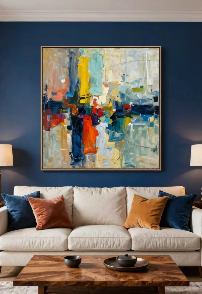 15 Glam Living Room Ideas That Will Transform Your Space Into a Chic Retreat! - 3. Bold Accent Walls 1