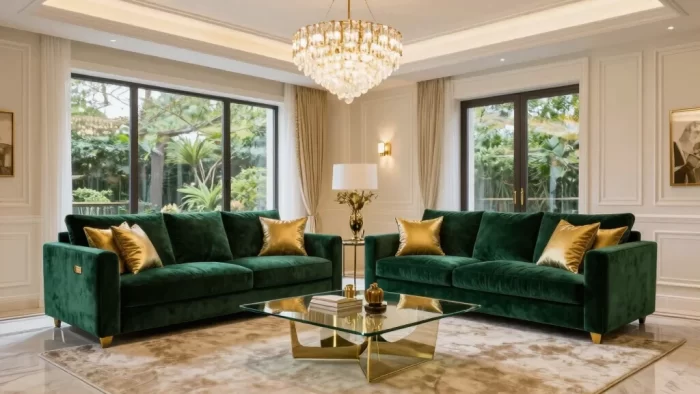 15 Glam Living Room Ideas That Will Transform Your Space Into a Chic Retreat!