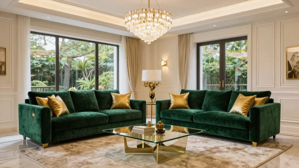 15 Glam Living Room Ideas That Will Transform Your Space Into a Chic Retreat!