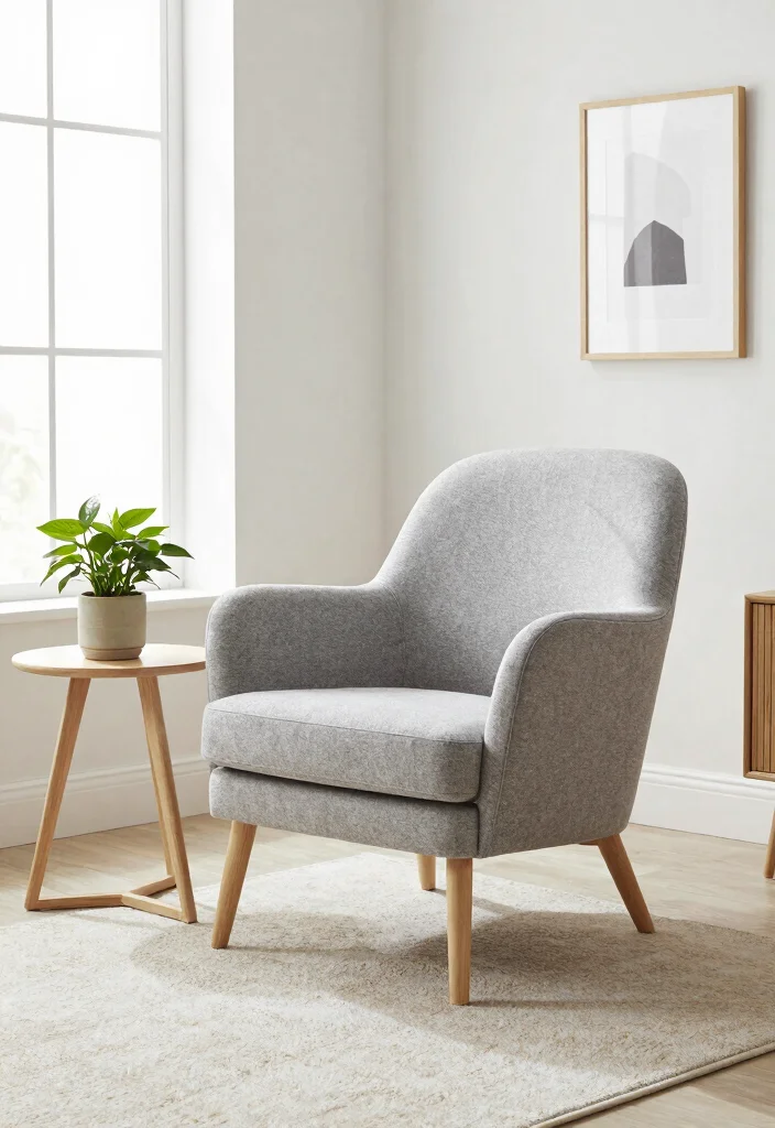 15 Modern Accent Chairs for Small Spaces That Will Transform Your Home! - 1. The Sleek Scandinavian Style 1