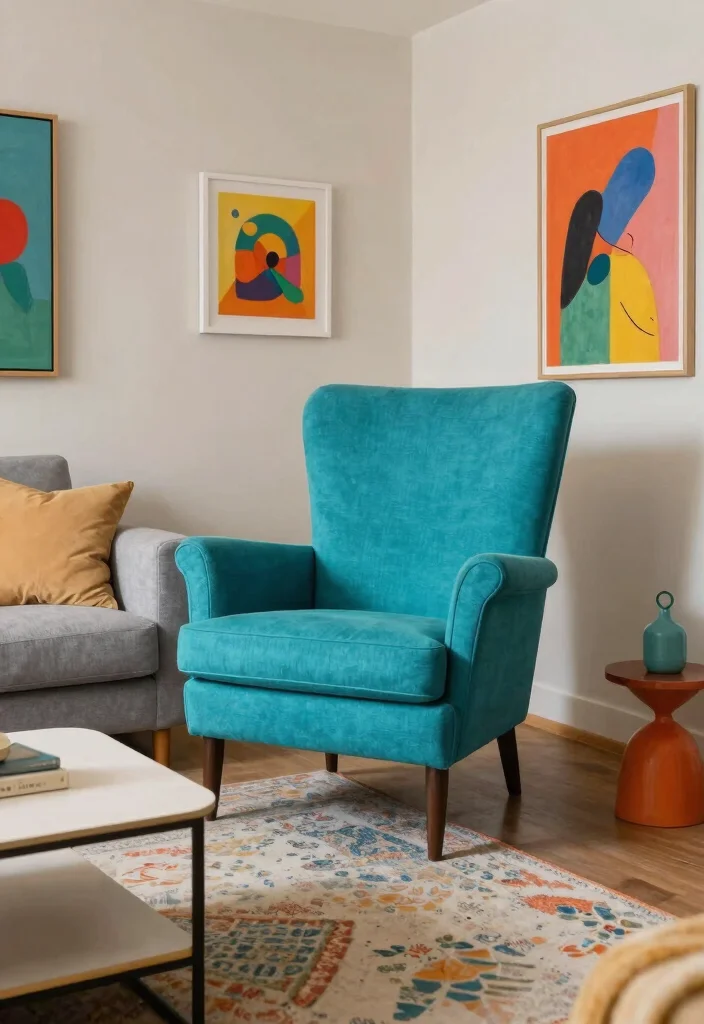 15 Modern Accent Chairs for Small Spaces That Will Transform Your Home! - 10. Bright and Bold Colors 1