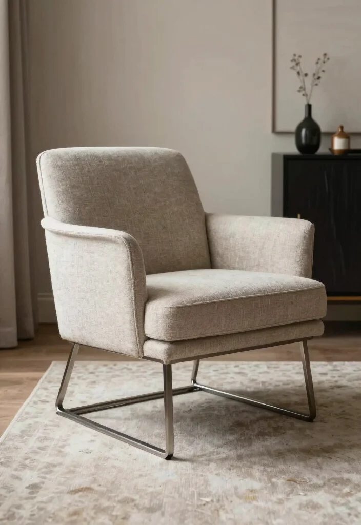 15 Modern Accent Chairs for Small Spaces That Will Transform Your Home! - 12. Statement Legs 1