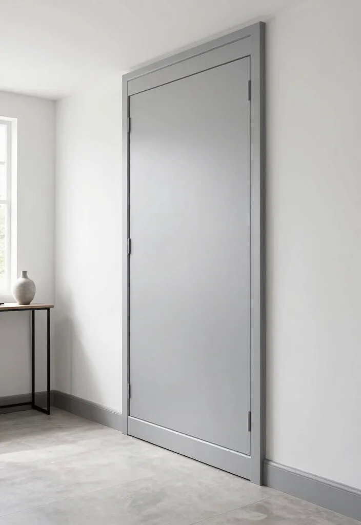 15 Modern Minimalist Door Trim Ideas That'll Make Your Home Shine! 11 15 Modern Minimalist Door Trim Ideas That'll Make Your Home Shine! - 10. Flat Panel Trim 1