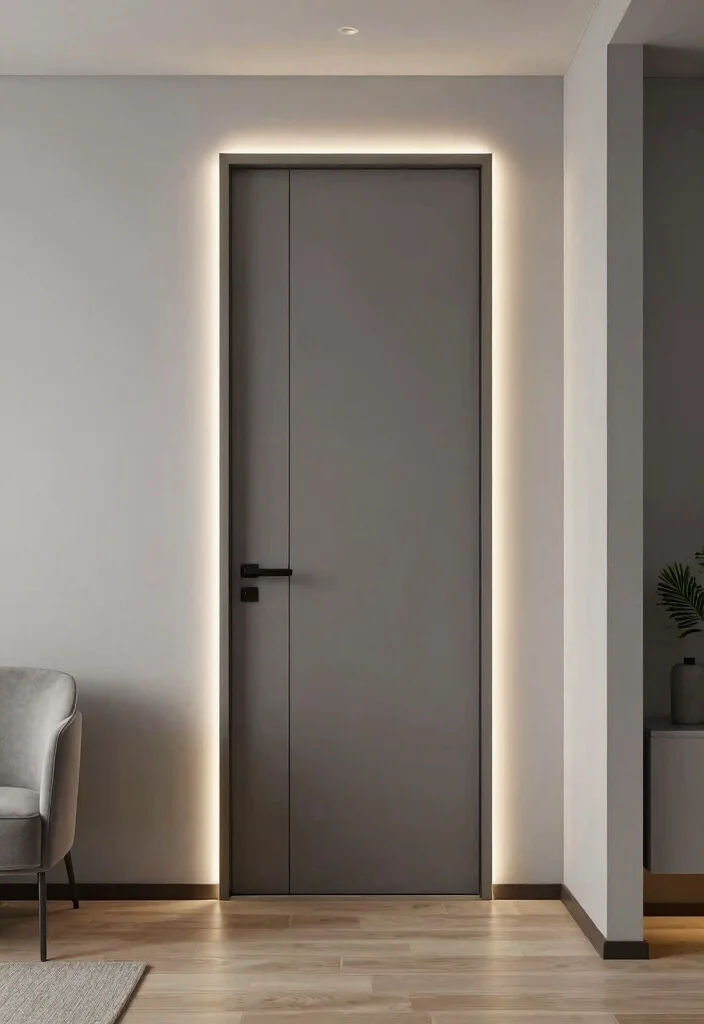 15 Modern Minimalist Door Trim Ideas That'll Make Your Home Shine! 12 15 Modern Minimalist Door Trim Ideas That'll Make Your Home Shine! - 11. Integrated Lighting in Trim 1