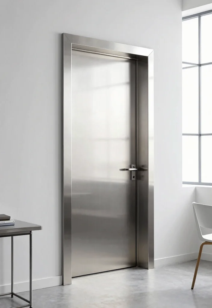 15 Modern Minimalist Door Trim Ideas That'll Make Your Home Shine! 15 15 Modern Minimalist Door Trim Ideas That'll Make Your Home Shine! - 14. Contemporary Steel Trim 1