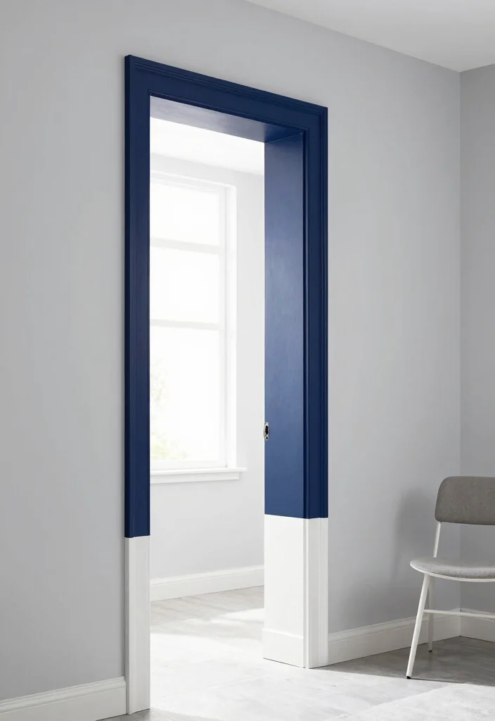 15 Modern Minimalist Door Trim Ideas That'll Make Your Home Shine! 6 15 Modern Minimalist Door Trim Ideas That'll Make Your Home Shine! - 5. Two-Tone Trim Design 1