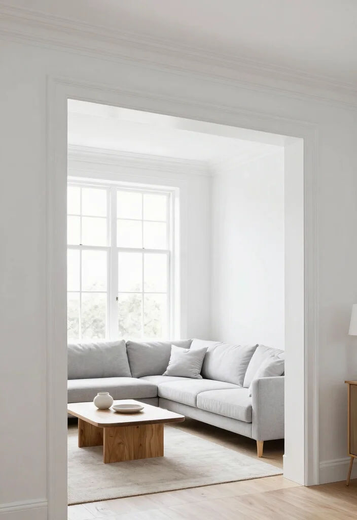 15 Modern Minimalist Door Trim Ideas That'll Make Your Home Shine! 9 15 Modern Minimalist Door Trim Ideas That'll Make Your Home Shine! - 8. Crown Molding for a Finished Look 1