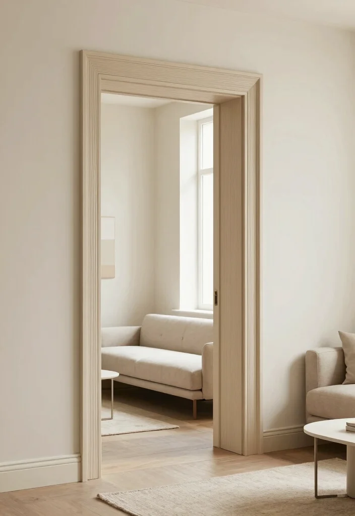 15 Modern Minimalist Door Trim Ideas That'll Make Your Home Shine! 10 15 Modern Minimalist Door Trim Ideas That'll Make Your Home Shine! - 9. Textured Trim for Visual Interest 1